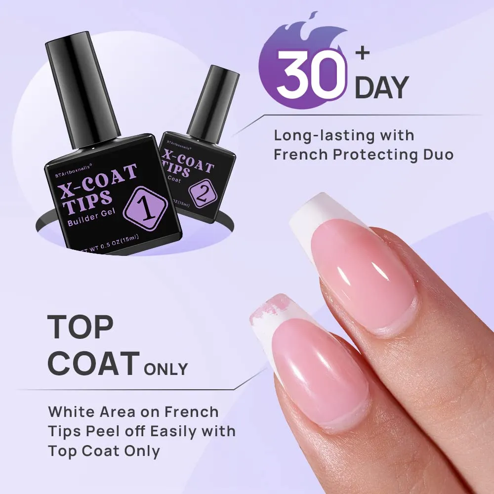 150Pcs French Tip Press on Nails - Acrylic Nail Kit Set