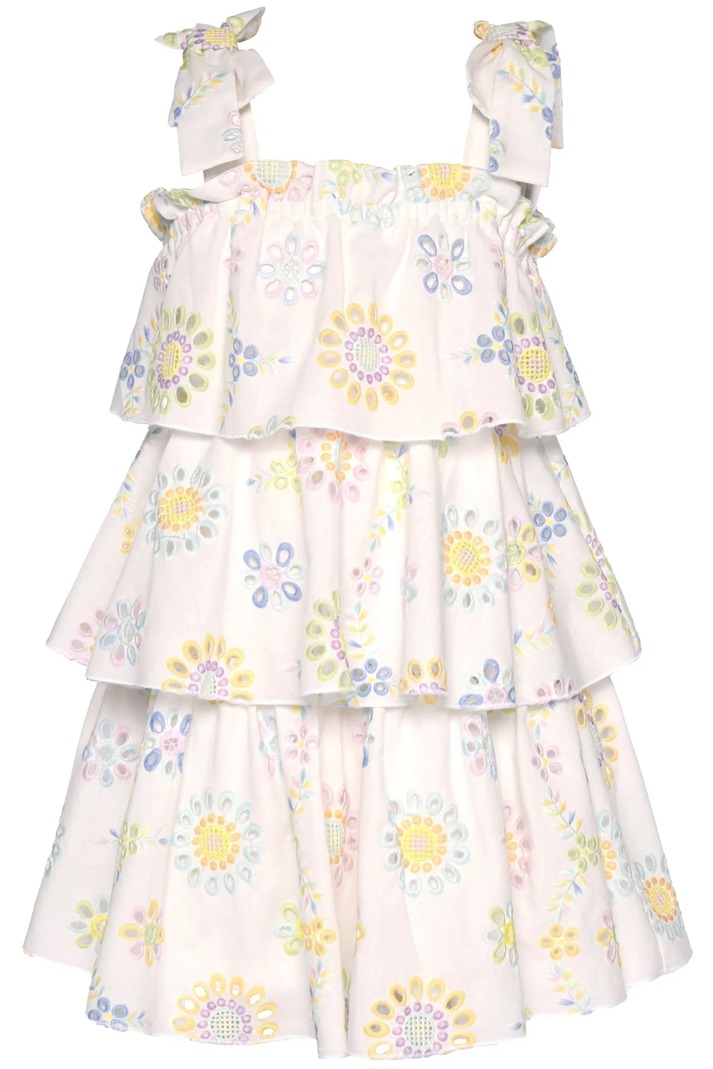 3 Tier Embroidered Dress