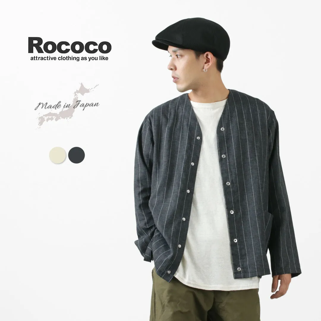 【30％OFF】ROCOCO（ロココ） リネンカーディガン