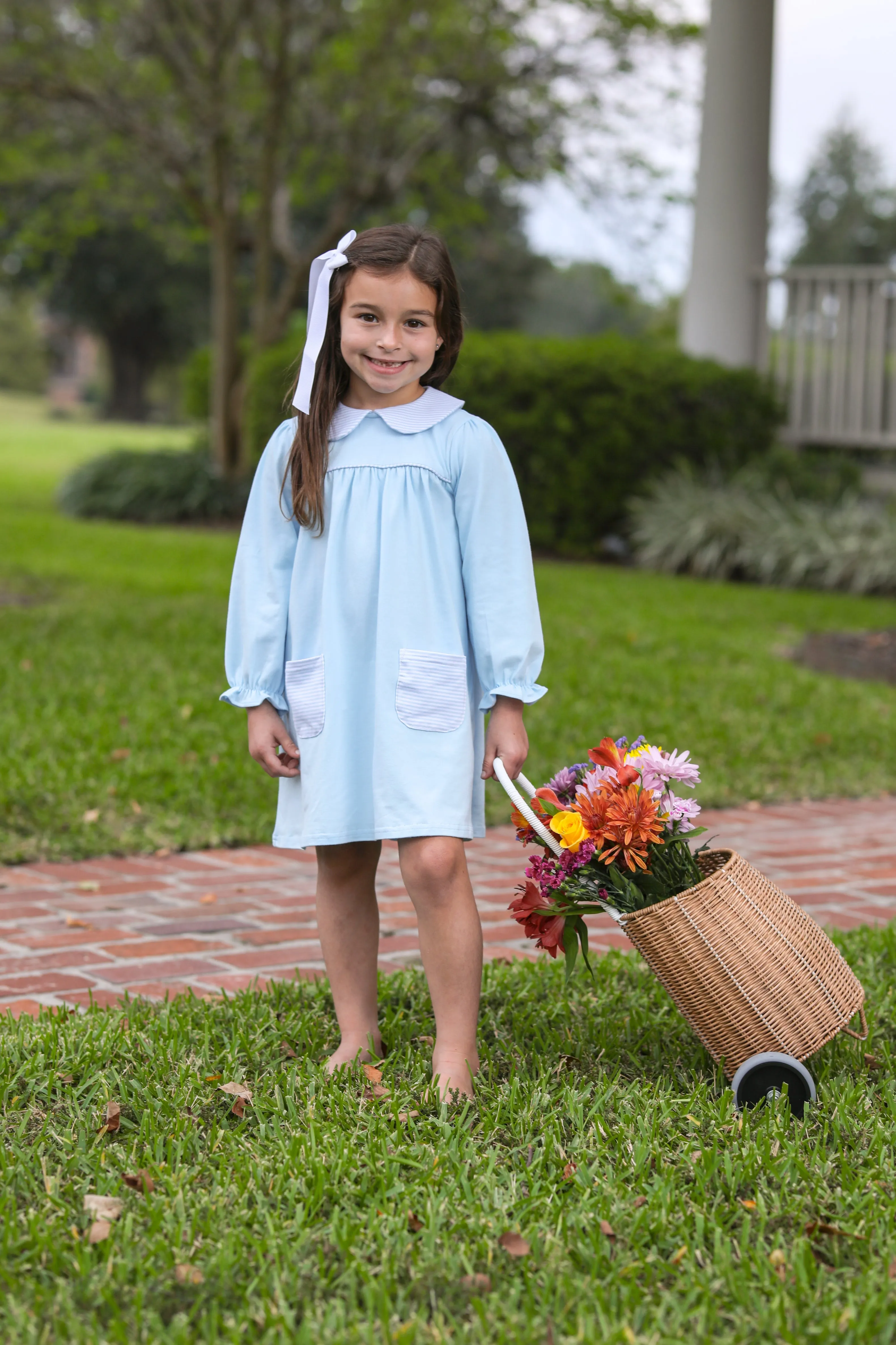 Abigail Dress- Light Blue