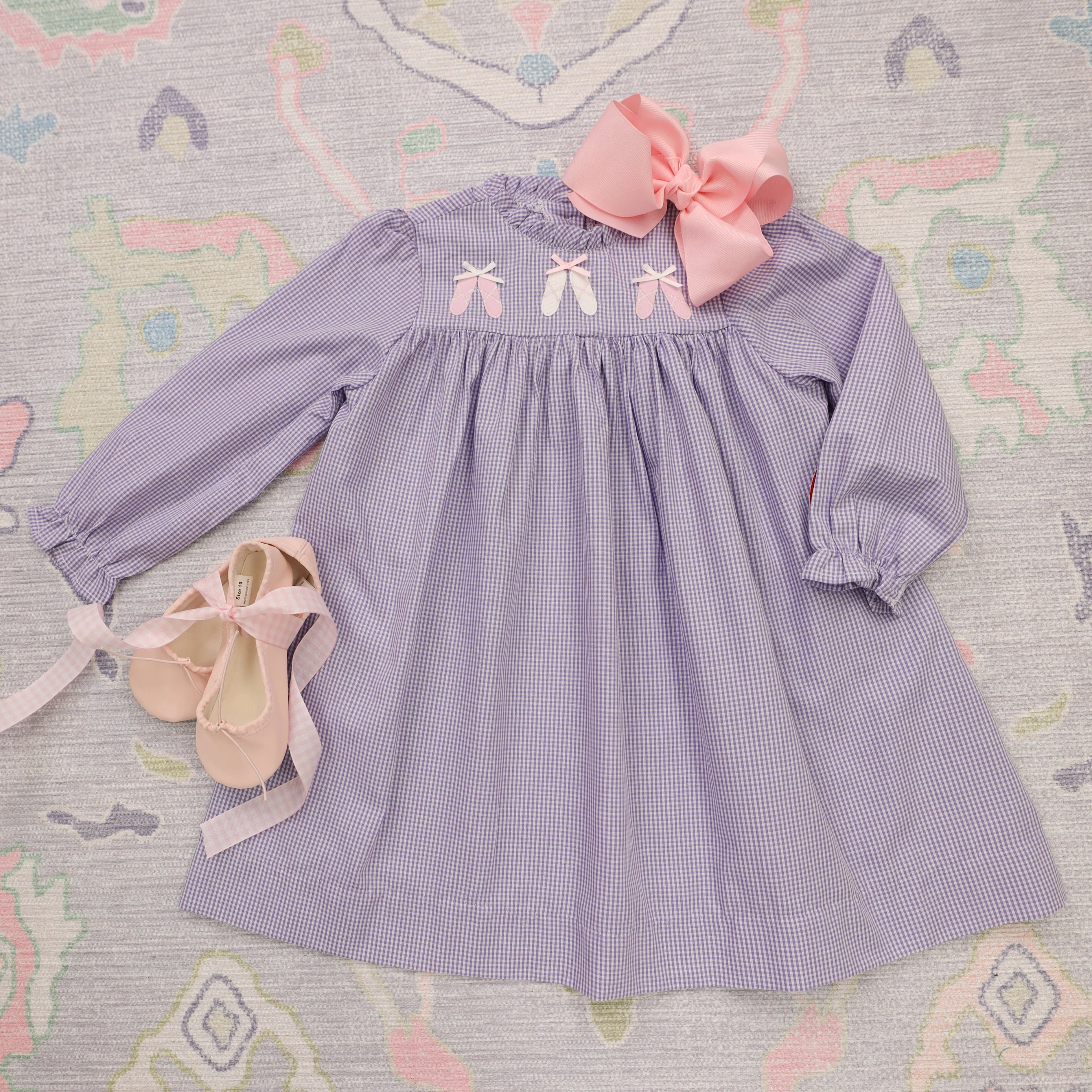 Ballet Trio Dress- Purple
