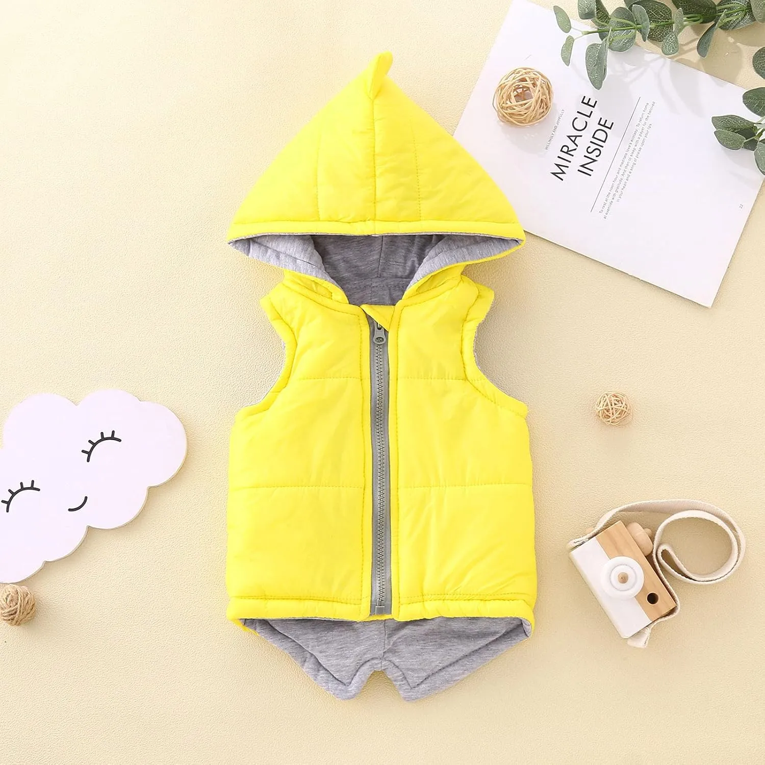 Boys Vest Kids Winter Coat Dinosaur Jacket Outerwear Girls Toddler Hooded Baby Boys Kids Winter down Jacket Boys