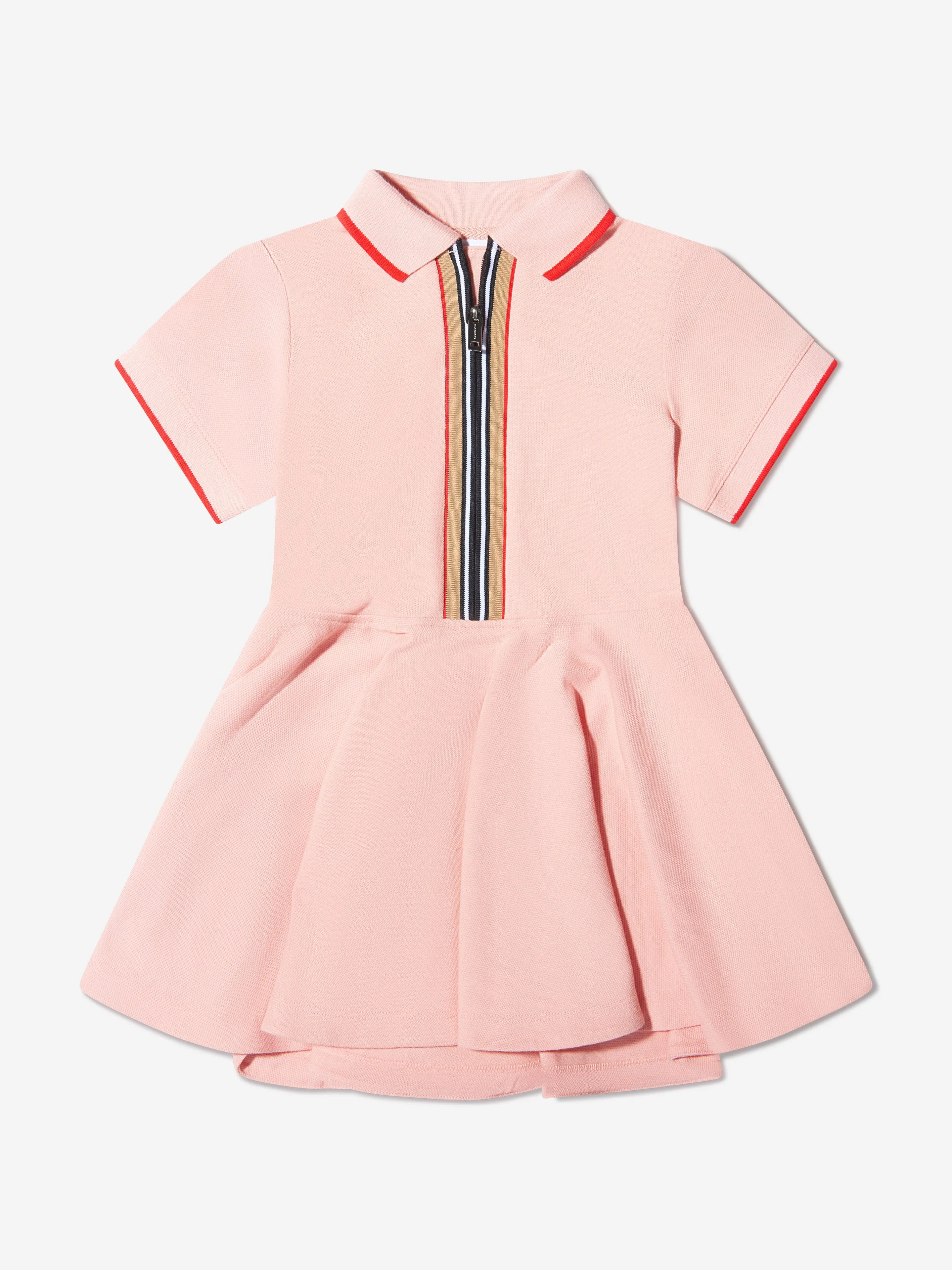 Burberry Girls Cotton Icon Stripe Dress