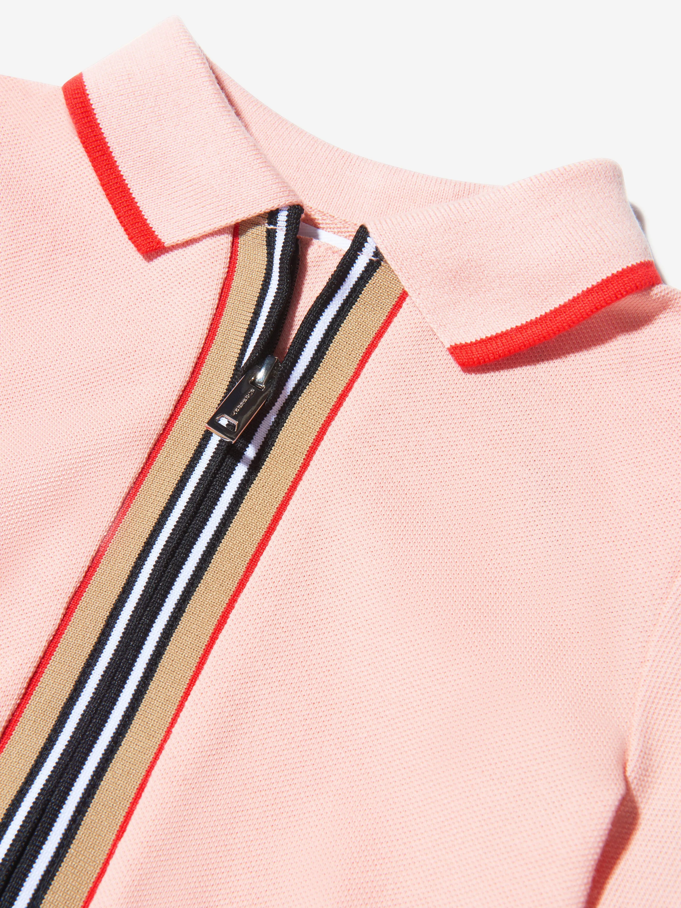 Burberry Girls Cotton Icon Stripe Dress