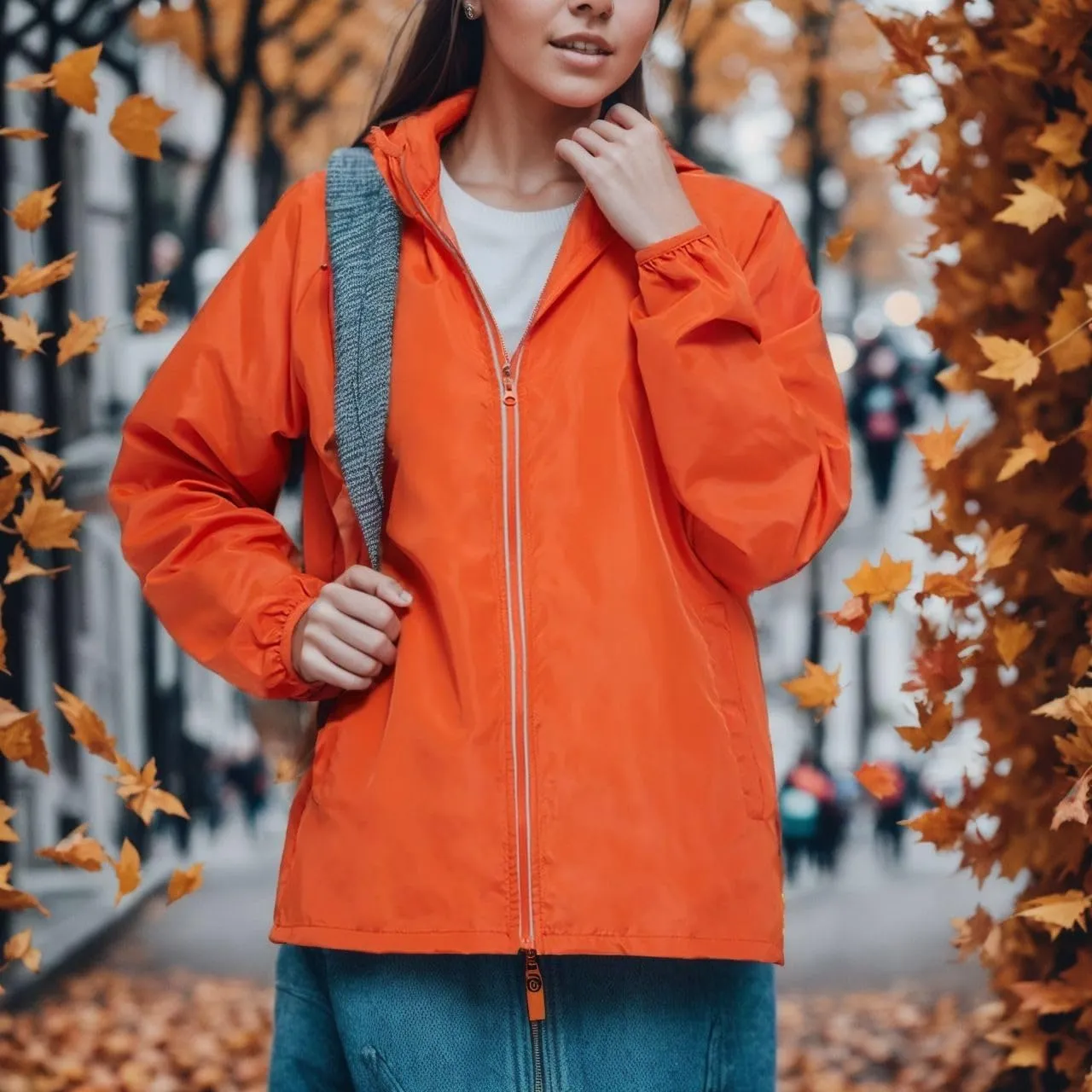 Lightweight Rain Jackets for Women Plain Waterproof Windbreaker Jacket Women Packable Raincoat Rain Coats with Hood