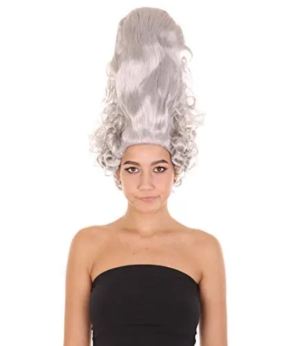 Rococo Royalty | Historical Era 17th 18th Century Updo Wig | Multiple Colors | Premium Halloween Wig