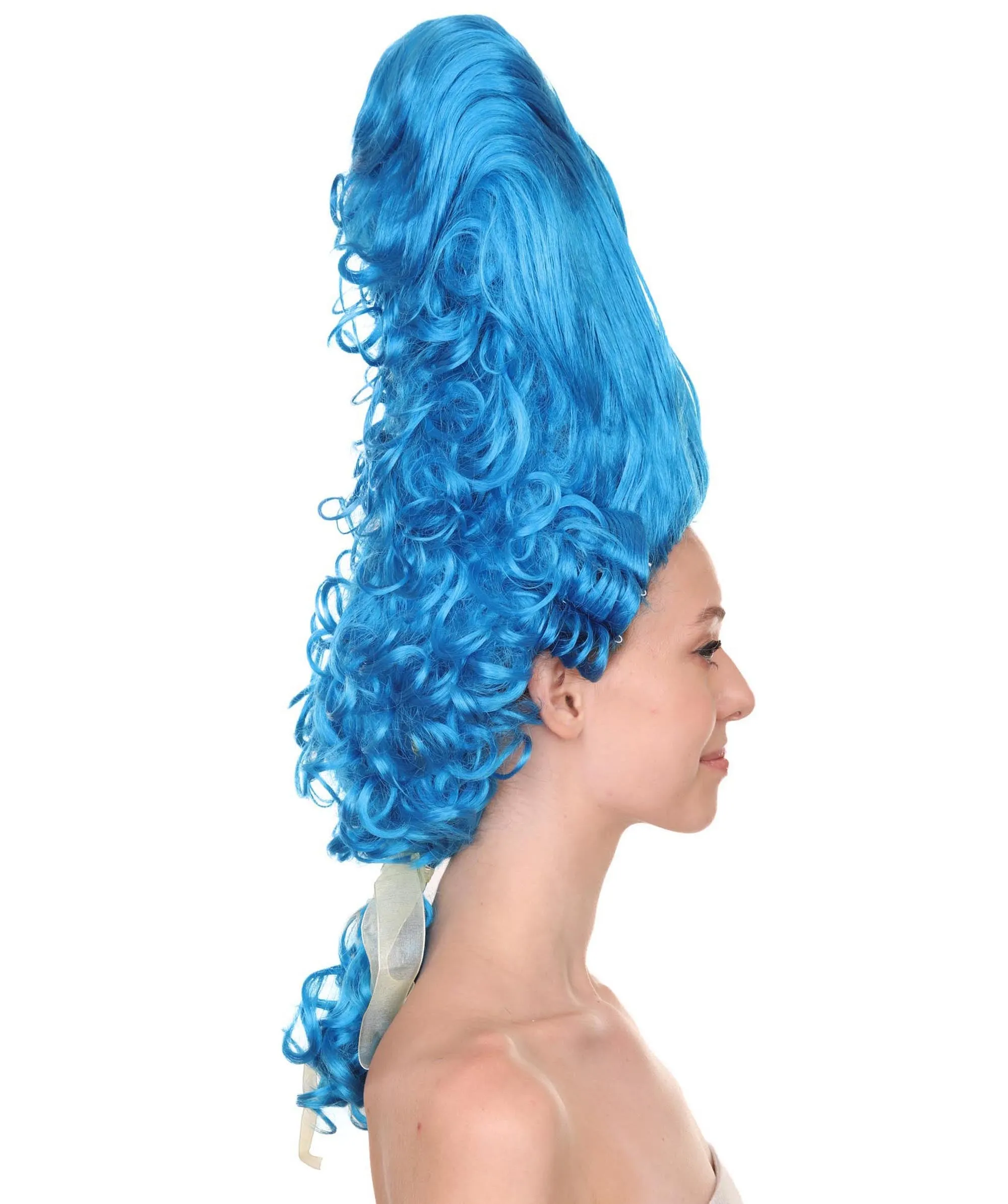 Rococo Royalty | Historical Era 17th 18th Century Updo Wig | Multiple Colors | Premium Halloween Wig