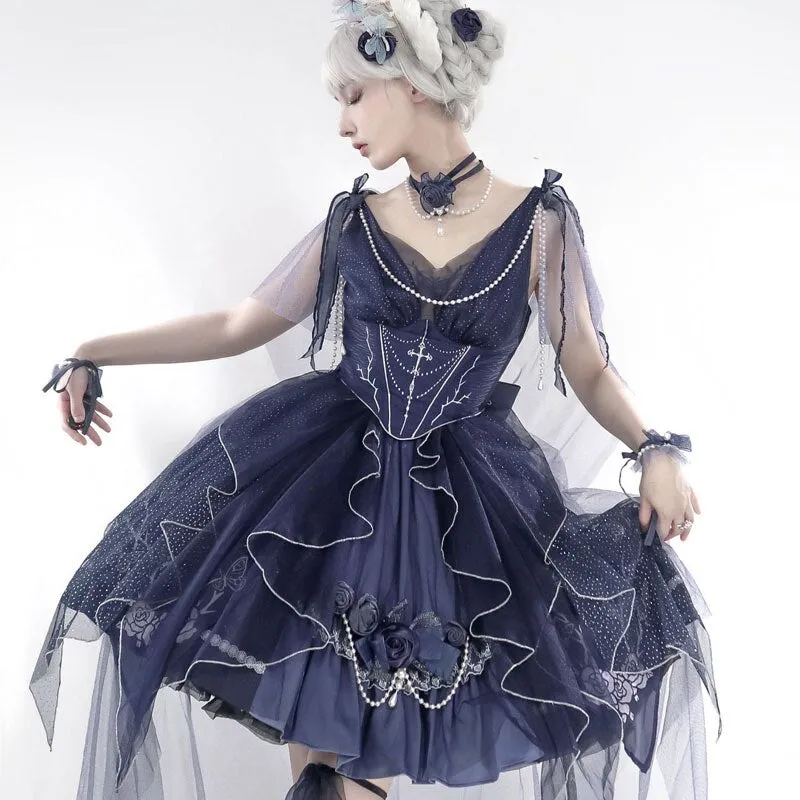 The Mirror of Thorn ~ Classic Lolita JSK Dress for Wedding by YLF