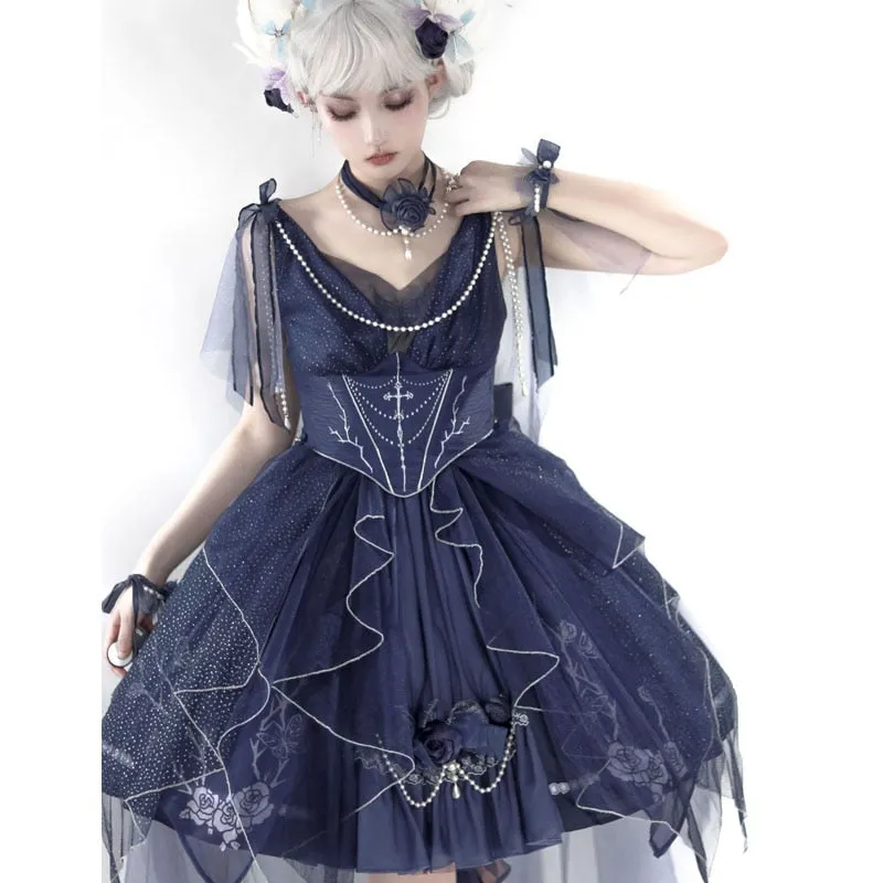 The Mirror of Thorn ~ Classic Lolita JSK Dress for Wedding by YLF