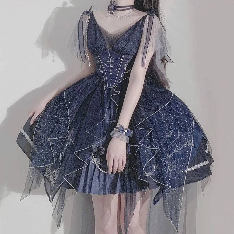 The Mirror of Thorn ~ Classic Lolita JSK Dress for Wedding by YLF