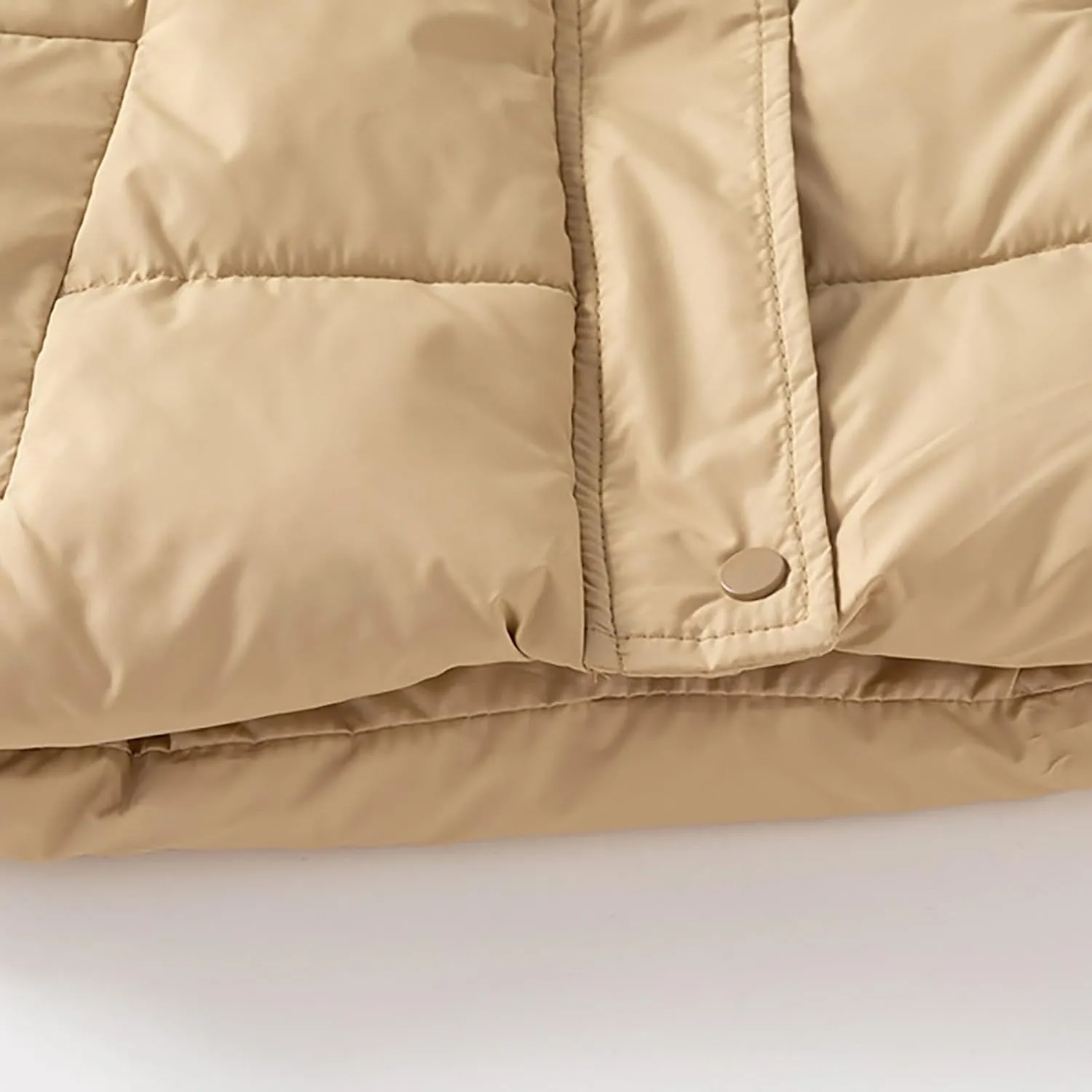 Toddler Boys Girls Quilted Bubble Puffer Vest Winter Coat Sleeveless Down Coat Standing Collar Baby Padded Waistcoat