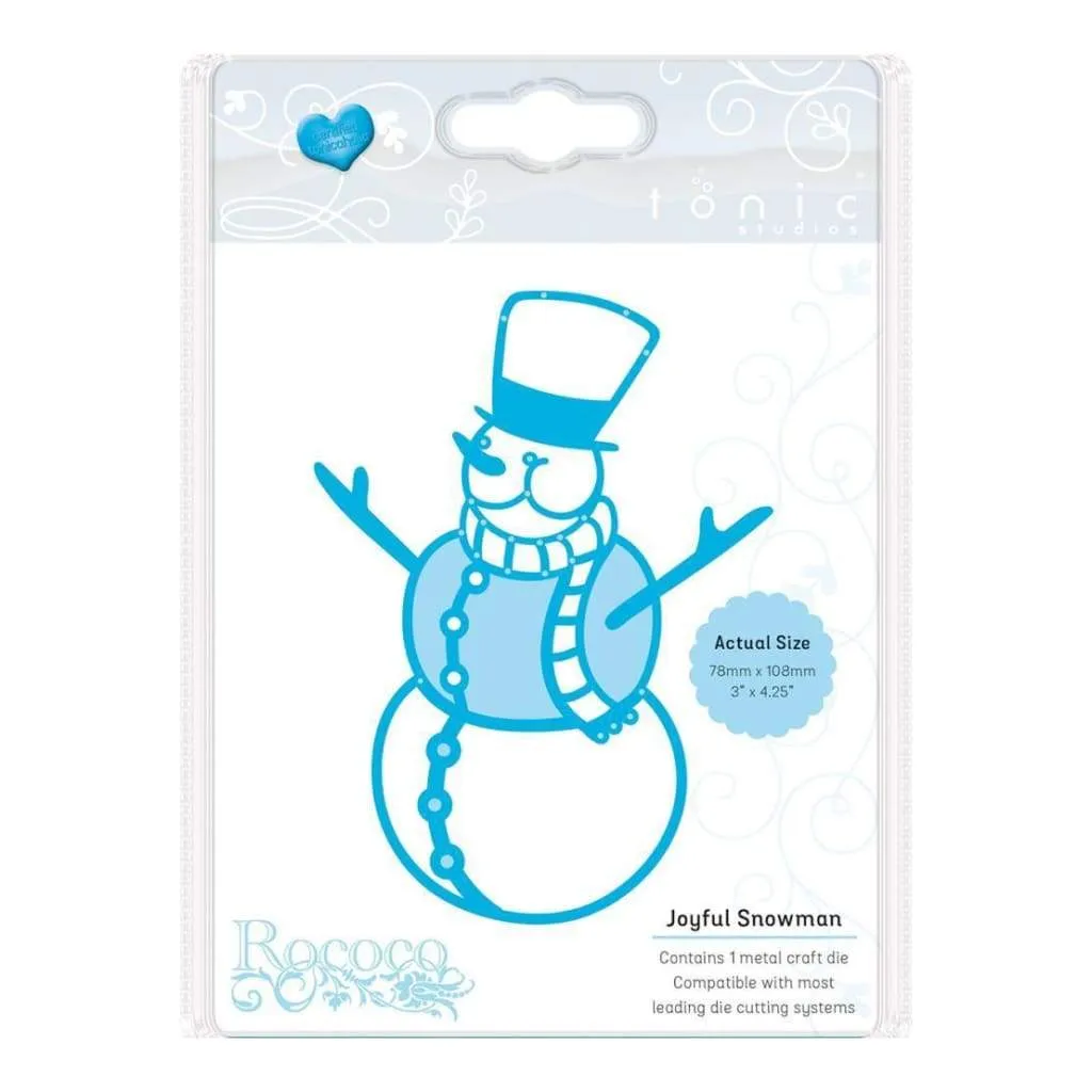 Tonic Studios Rococo Christmas Die Joyful Snowman*