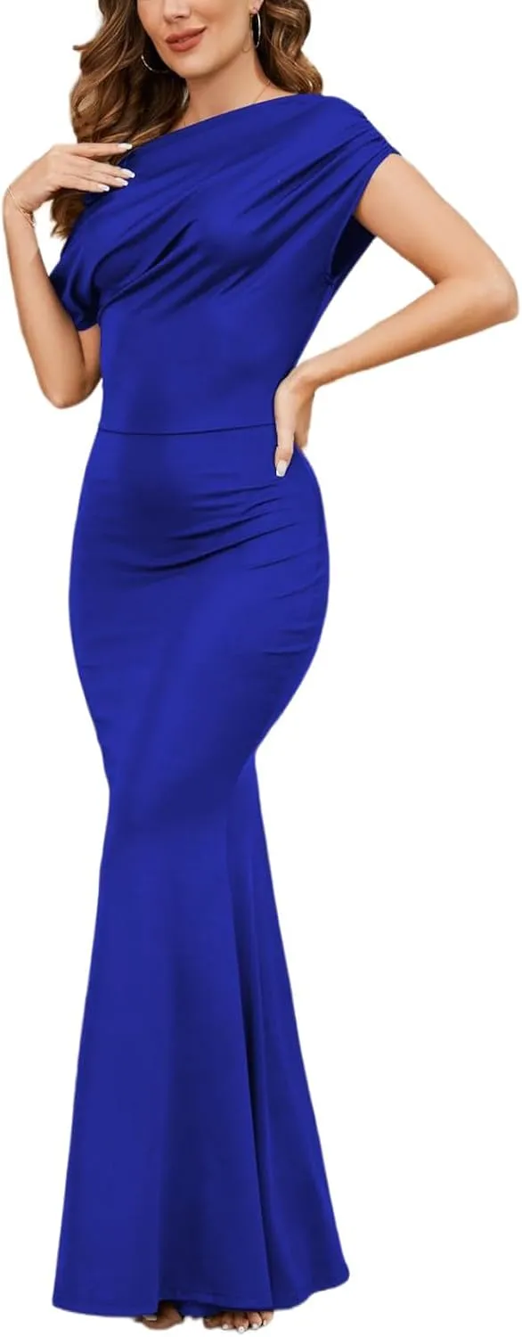 Womens Bodycon Formal Maxi Dresses Elegant Sleeveles Evening Party Long Dress