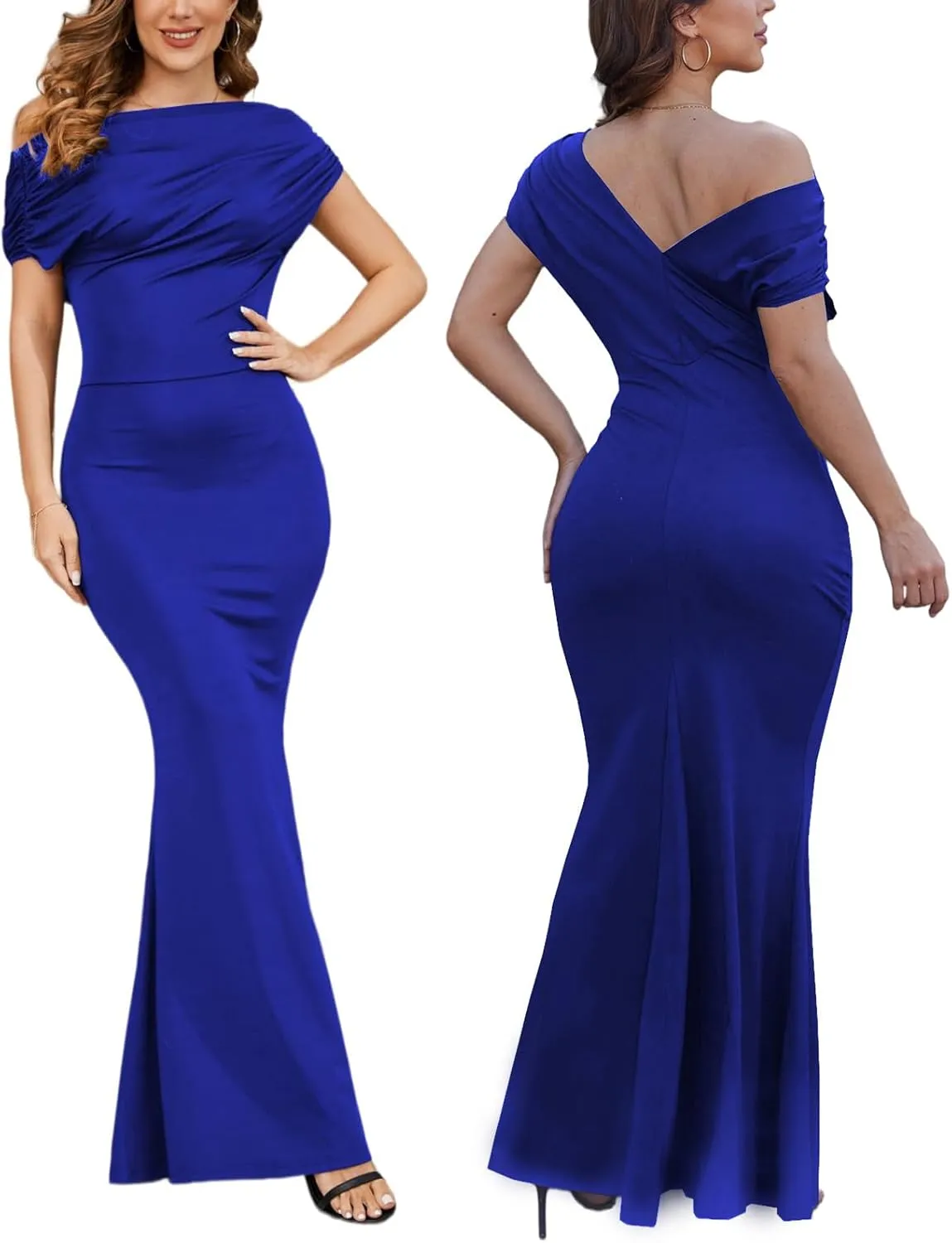 Womens Bodycon Formal Maxi Dresses Elegant Sleeveles Evening Party Long Dress