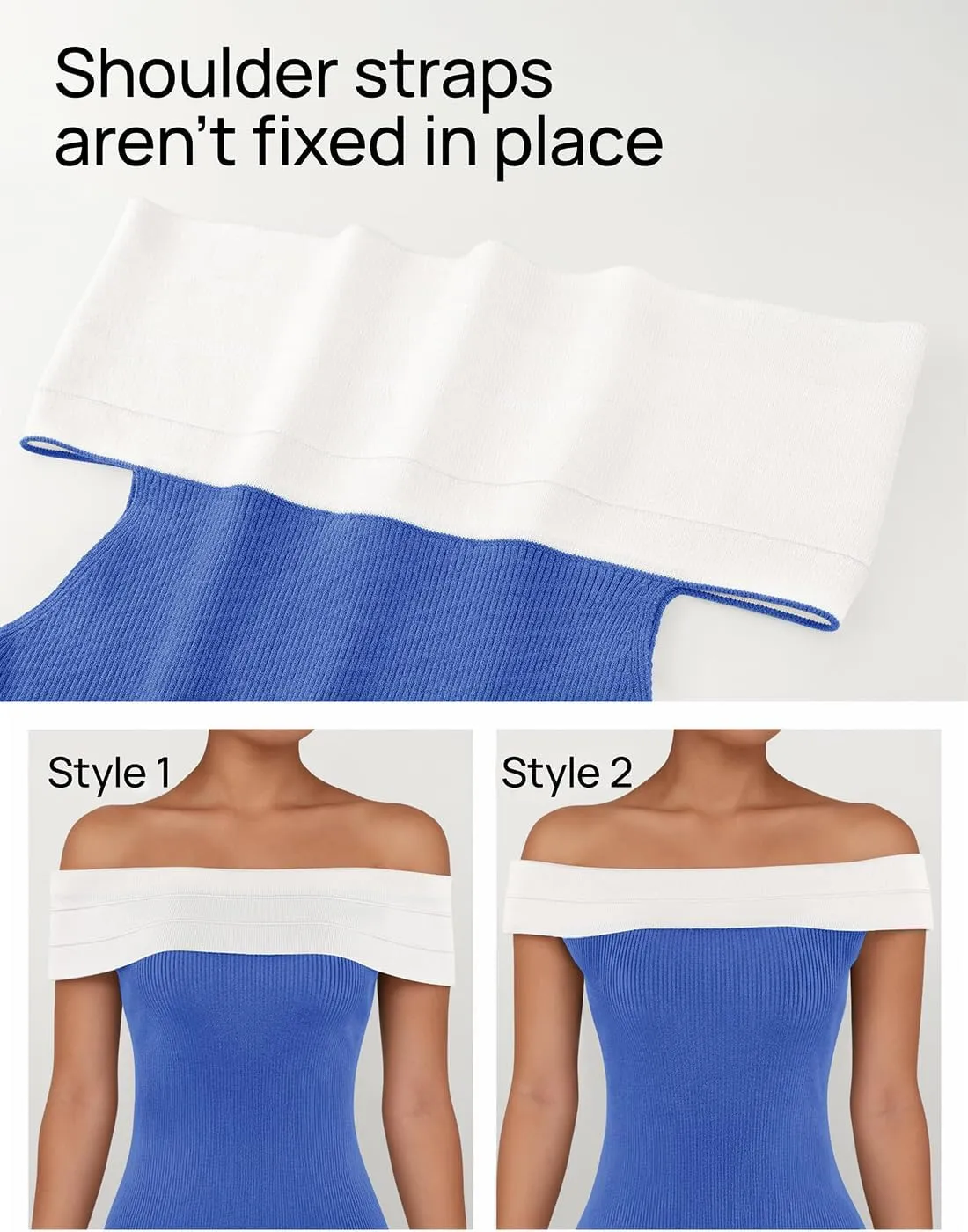 ZESICA Women's 2025 Summer Off The Shoulder Ribbed Knit Sweater Dresses Sleeveless Color Block Party Bodycon Maxi Dress
